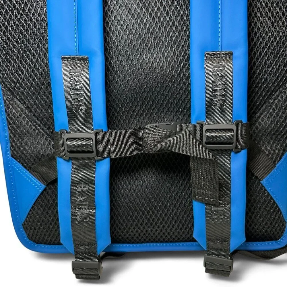 Rains Trail Rolltop Backpack W3 - Blue NWT Unisex
